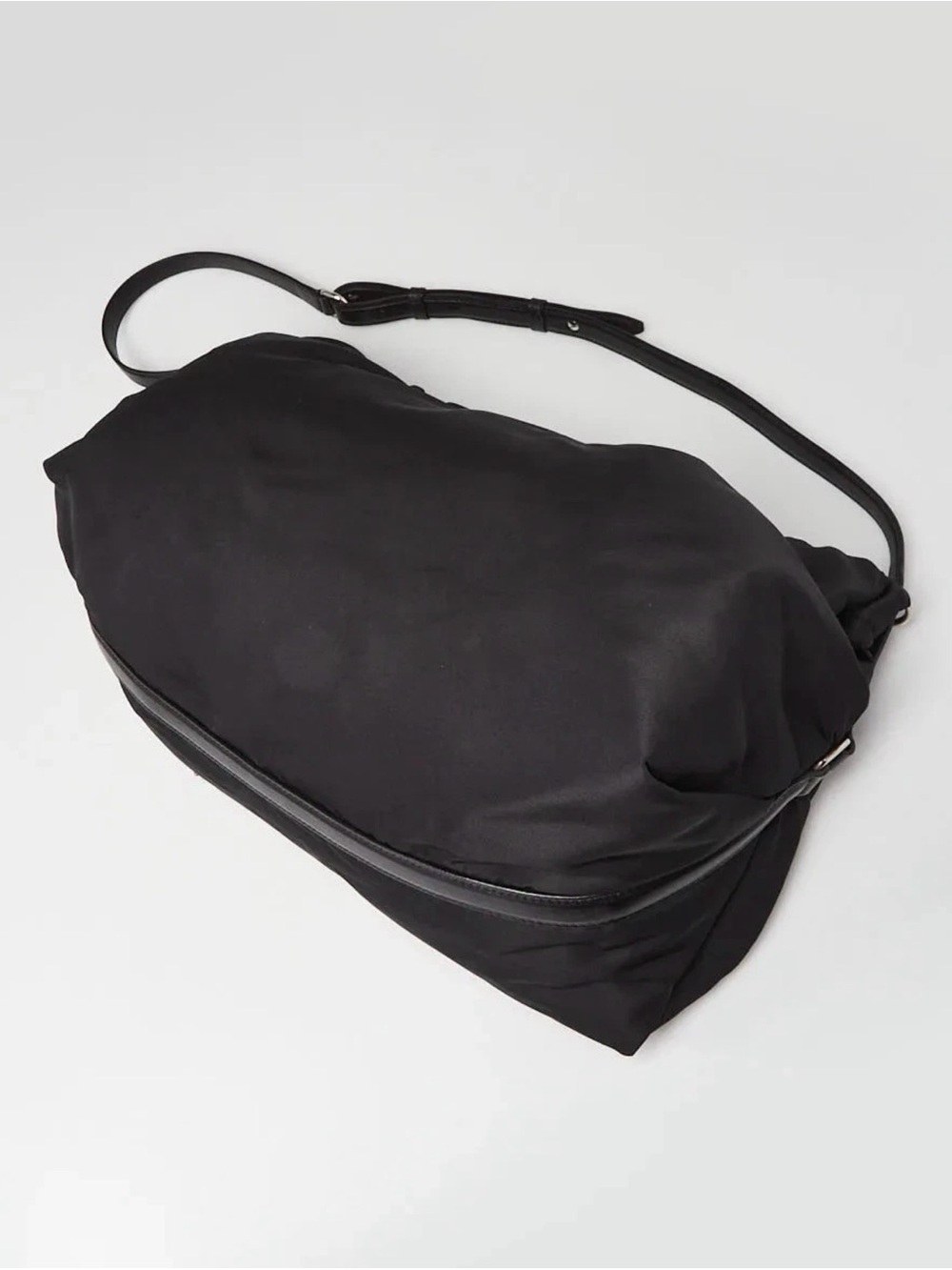 S Alexander McQueen Black Graffiti Logo Drawstring Duffel - Picture 4 of 15
